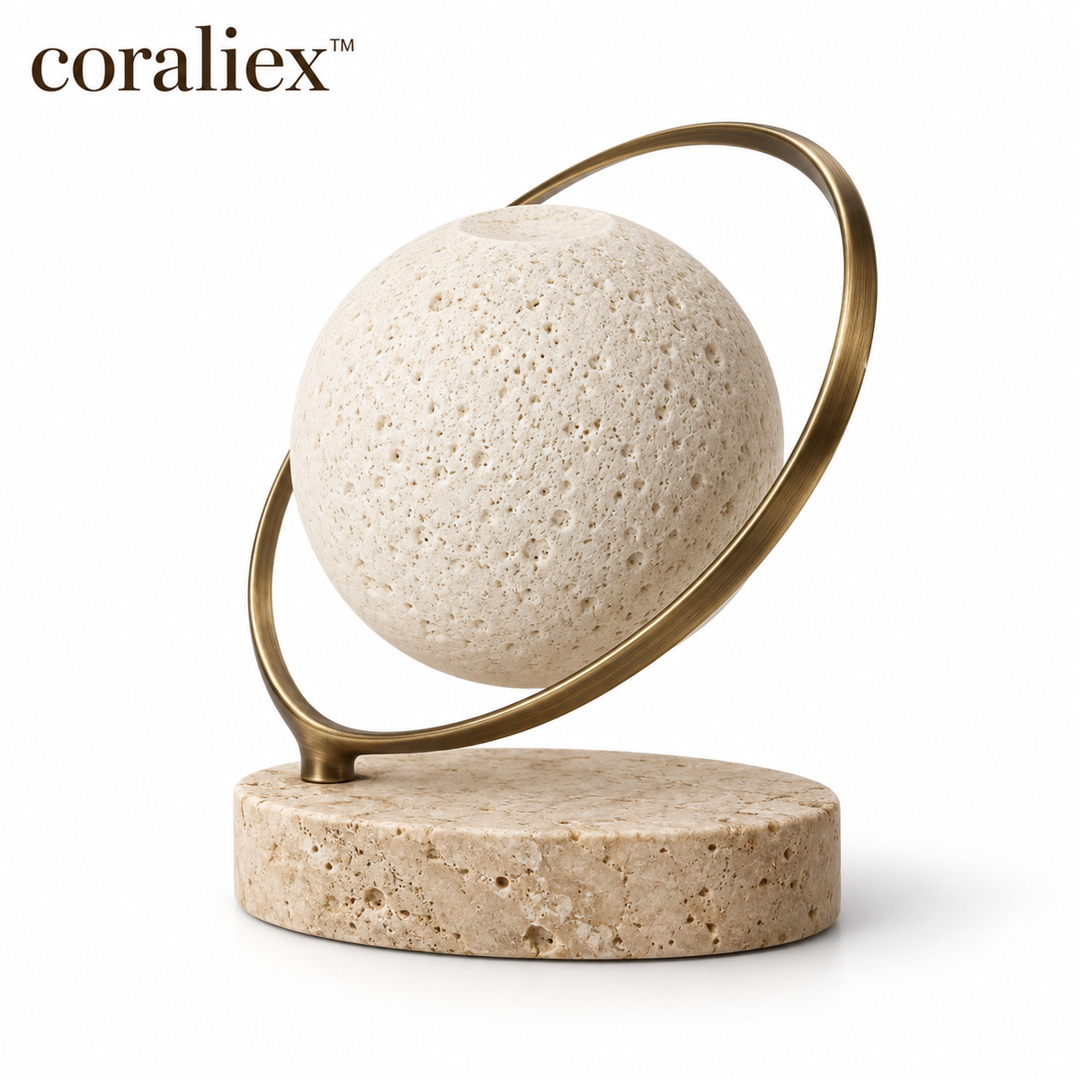 𝐜𝐨𝐫𝐚𝐥𝐢𝐞𝐱™ Orbit Aroma Stone Sculpture