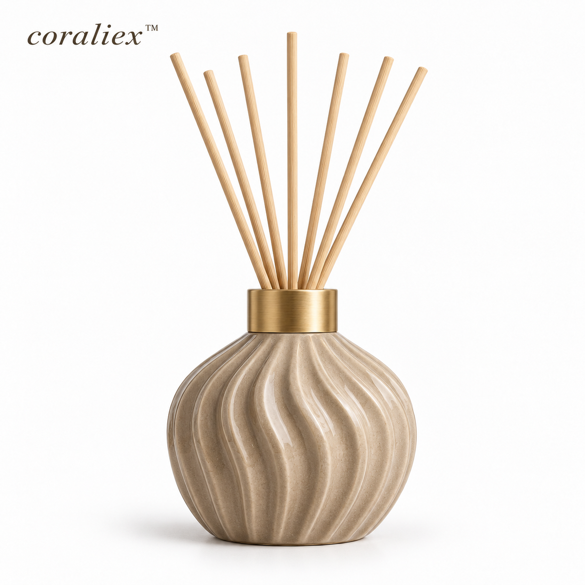 𝐜𝐨𝐫𝐚𝐥𝐢𝐞𝐱™ Ripple Vessel Reed Diffuser