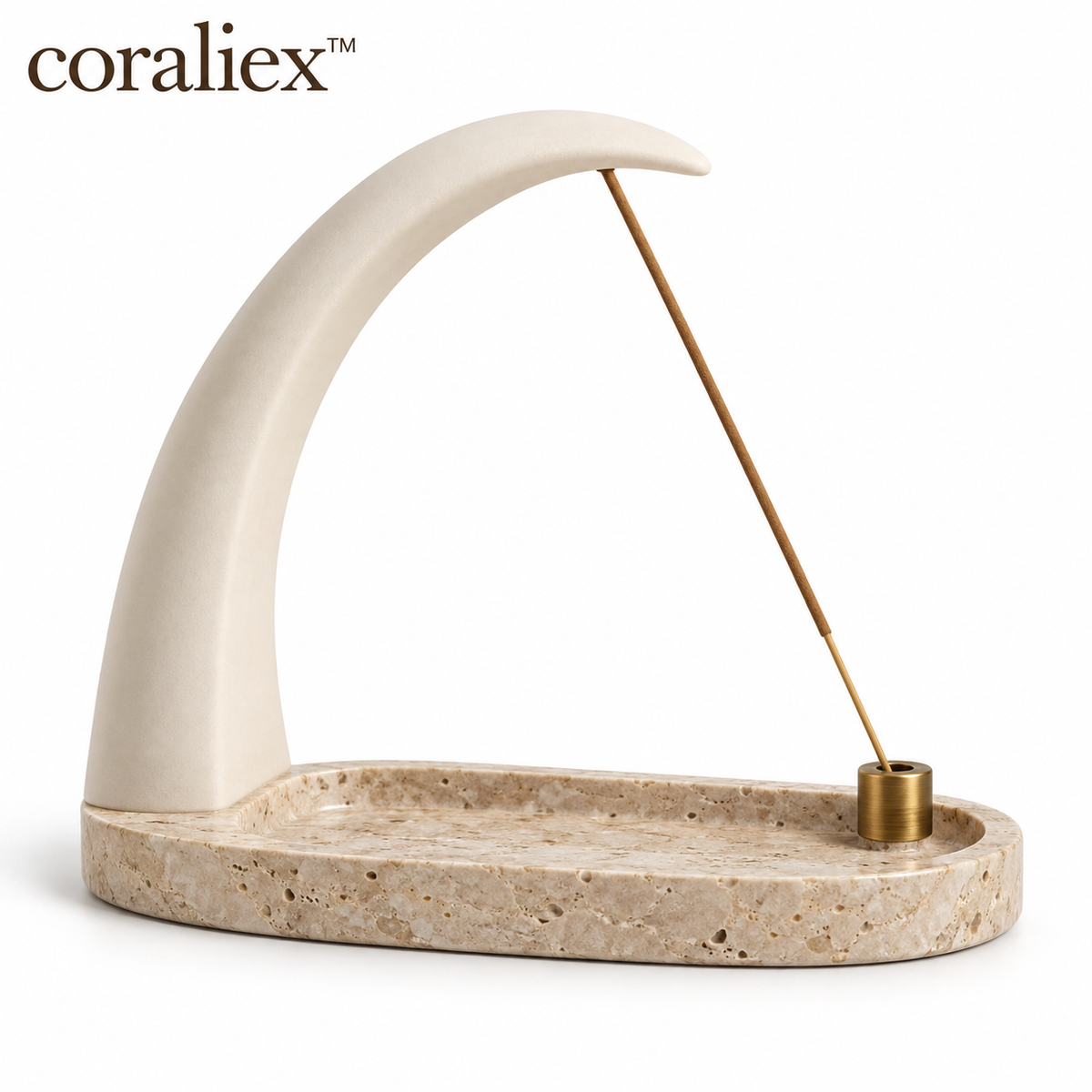 𝐜𝐨𝐫𝐚𝐥𝐢𝐞𝐱™ Muse Arc Incense Holder