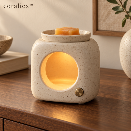 𝐜𝐨𝐫𝐚𝐥𝐢𝐞𝐱™ Halo Ember Ceramic Wax Melt Warmer