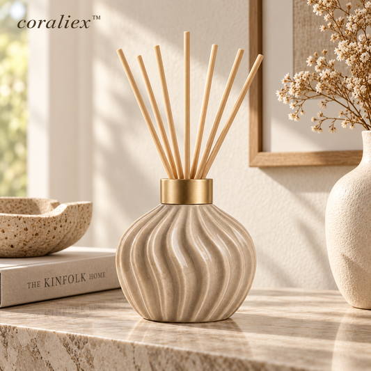 𝐜𝐨𝐫𝐚𝐥𝐢𝐞𝐱™ Ripple Vessel Reed Diffuser