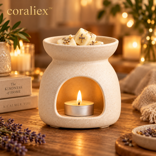 𝐜𝐨𝐫𝐚𝐥𝐢𝐞𝐱™ Hearthline Tealight Wax Burner