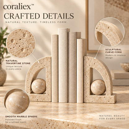 𝐜𝐨𝐫𝐚𝐥𝐢𝐞𝐱™ Form & Balance Bookends
