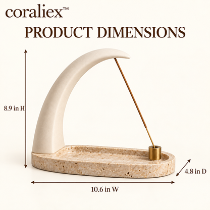 𝐜𝐨𝐫𝐚𝐥𝐢𝐞𝐱™ Muse Arc Incense Holder