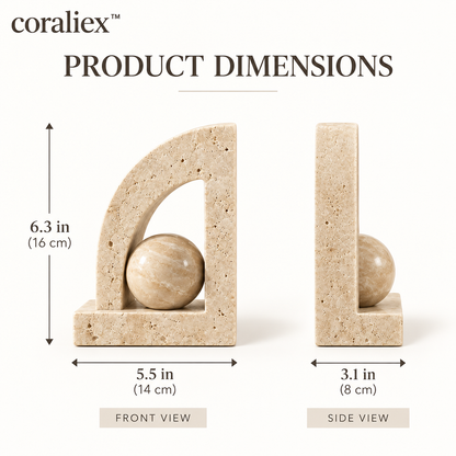 𝐜𝐨𝐫𝐚𝐥𝐢𝐞𝐱™ Form & Balance Bookends