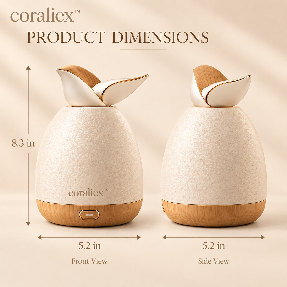 𝐜𝐨𝐫𝐚𝐥𝐢𝐞𝐱™ Wren Waterless Scent Diffuser