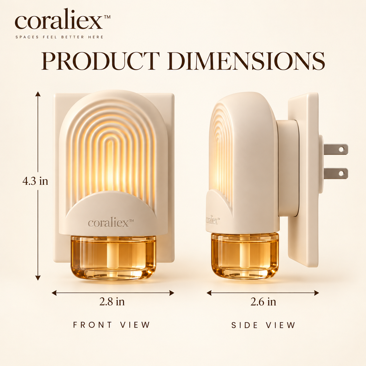 𝐜𝐨𝐫𝐚𝐥𝐢𝐞𝐱™ Arc Mini Plug-In Diffuser