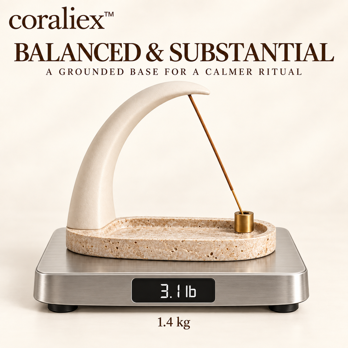 𝐜𝐨𝐫𝐚𝐥𝐢𝐞𝐱™ Muse Arc Incense Holder