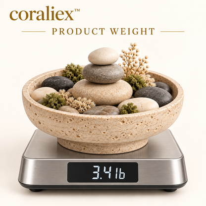 𝐜𝐨𝐫𝐚𝐥𝐢𝐞𝐱™ Stone Garden Decorative Bowl