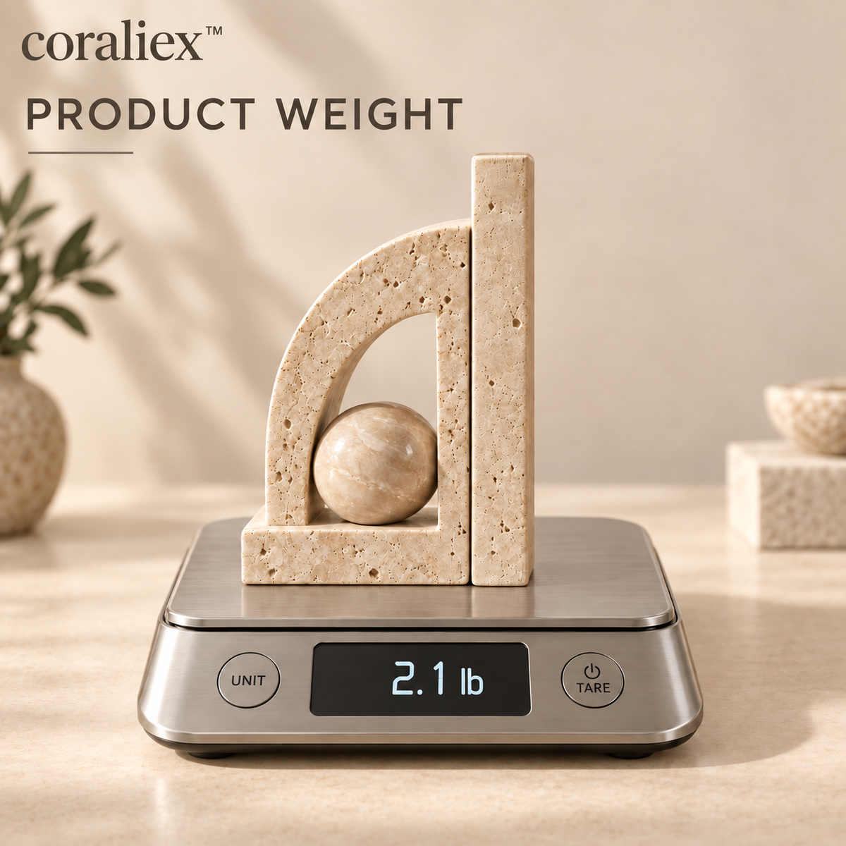 𝐜𝐨𝐫𝐚𝐥𝐢𝐞𝐱™ Form & Balance Bookends