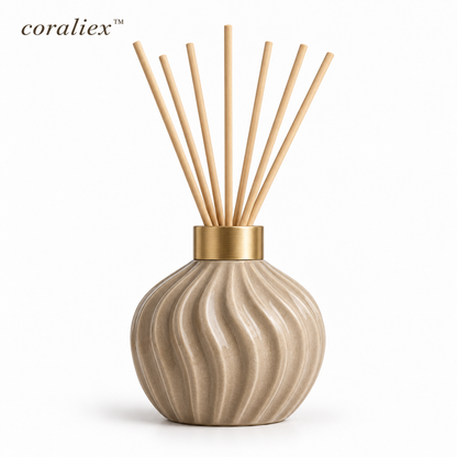 𝐜𝐨𝐫𝐚𝐥𝐢𝐞𝐱™ Ripple Vessel Reed Diffuser