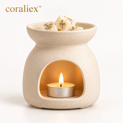 𝐜𝐨𝐫𝐚𝐥𝐢𝐞𝐱™ Hearthline Tealight Wax Burner