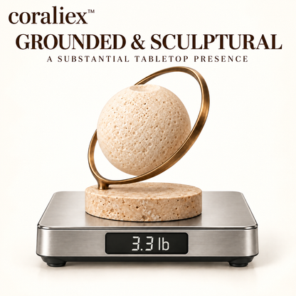 𝐜𝐨𝐫𝐚𝐥𝐢𝐞𝐱™ Orbit Aroma Stone Sculpture