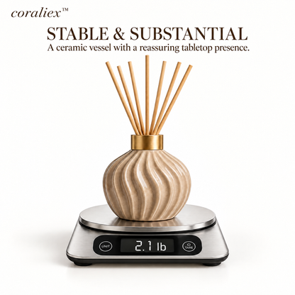 𝐜𝐨𝐫𝐚𝐥𝐢𝐞𝐱™ Ripple Vessel Reed Diffuser